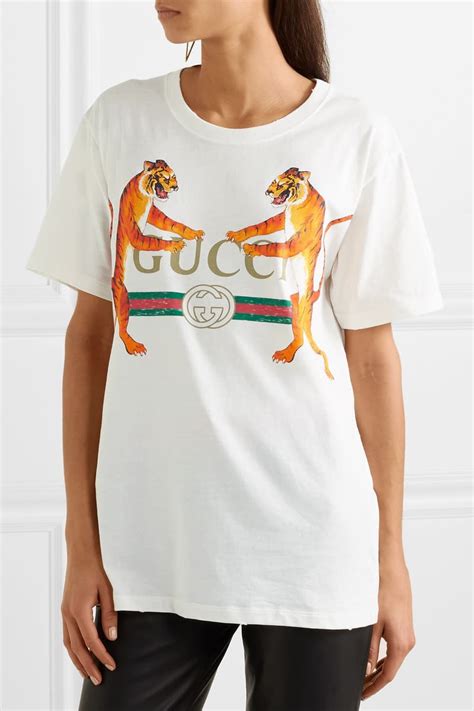 animal print gucci shirt|Gucci symbol t shirt.